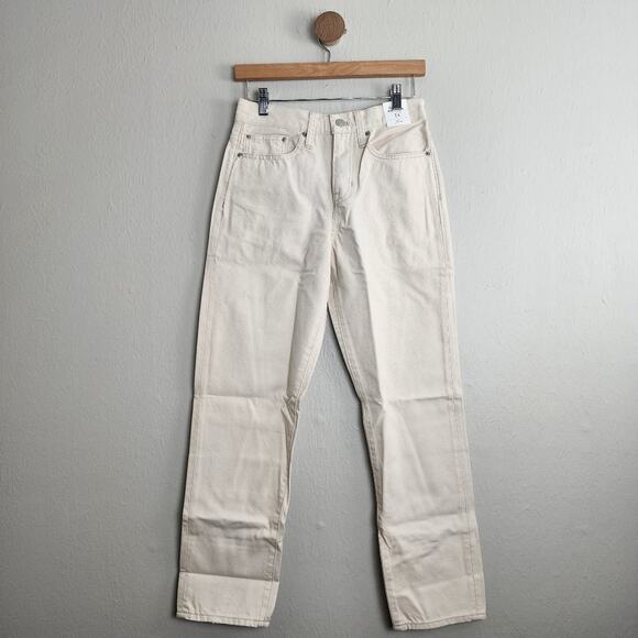 NEW J. Crew Ecru Slouchy Boyfriend High Waisted Jeans - Picture 4 of 12